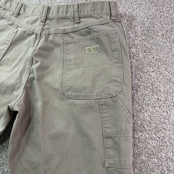 Vintage WRG Wrangler Jeans Carpenter Pants Mens Khaki 36x30 ‎ Made In USA - Picture 5 of 14